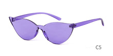 Load image into Gallery viewer, Transparent Cat Eye Sunglasses