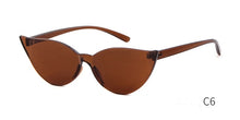 Load image into Gallery viewer, Transparent Cat Eye Sunglasses