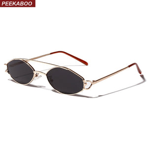 Retro Metal Frame Sunglasses