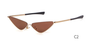 Metal Frame Cat Eye Sunglasses