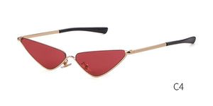 Metal Frame Cat Eye Sunglasses