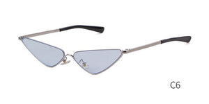 Metal Frame Cat Eye Sunglasses