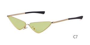 Metal Frame Cat Eye Sunglasses